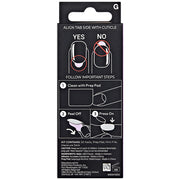 Kiss imPRESS Premium Press-On False Nails - Memory Lane (Back of Packaging)